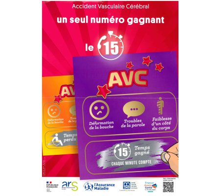 AVC : chaque minute compte !
