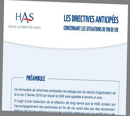 Campagne d'information sur les Directives Anticipés