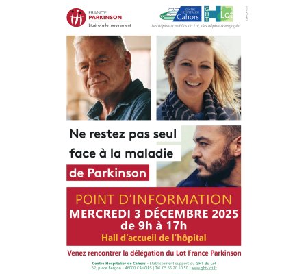 journée d'information sur la maladie de Parkinson