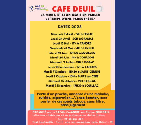 Cafés deuils 2025