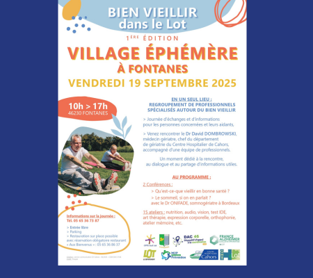 Organisation d'une journée "Bien vieillir" à Fontanes