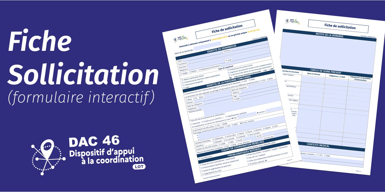 FICHE SOLLICITATION INTERACTIVE